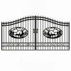 16 ft. Wrought Iron Driveway Gate (2)