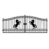 20 ft. Wrought Iron Driveway Gate
