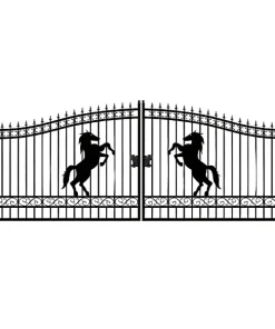 20 ft. Wrought Iron Driveway Gate