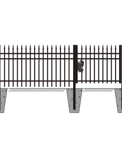 Sharp Top Industrial Ornamental Fencing Line